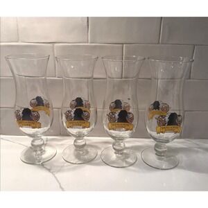 Vintage Jekyll & Hyde Club Glasses Set of 4 • NYC 1931 Hurricane Barware